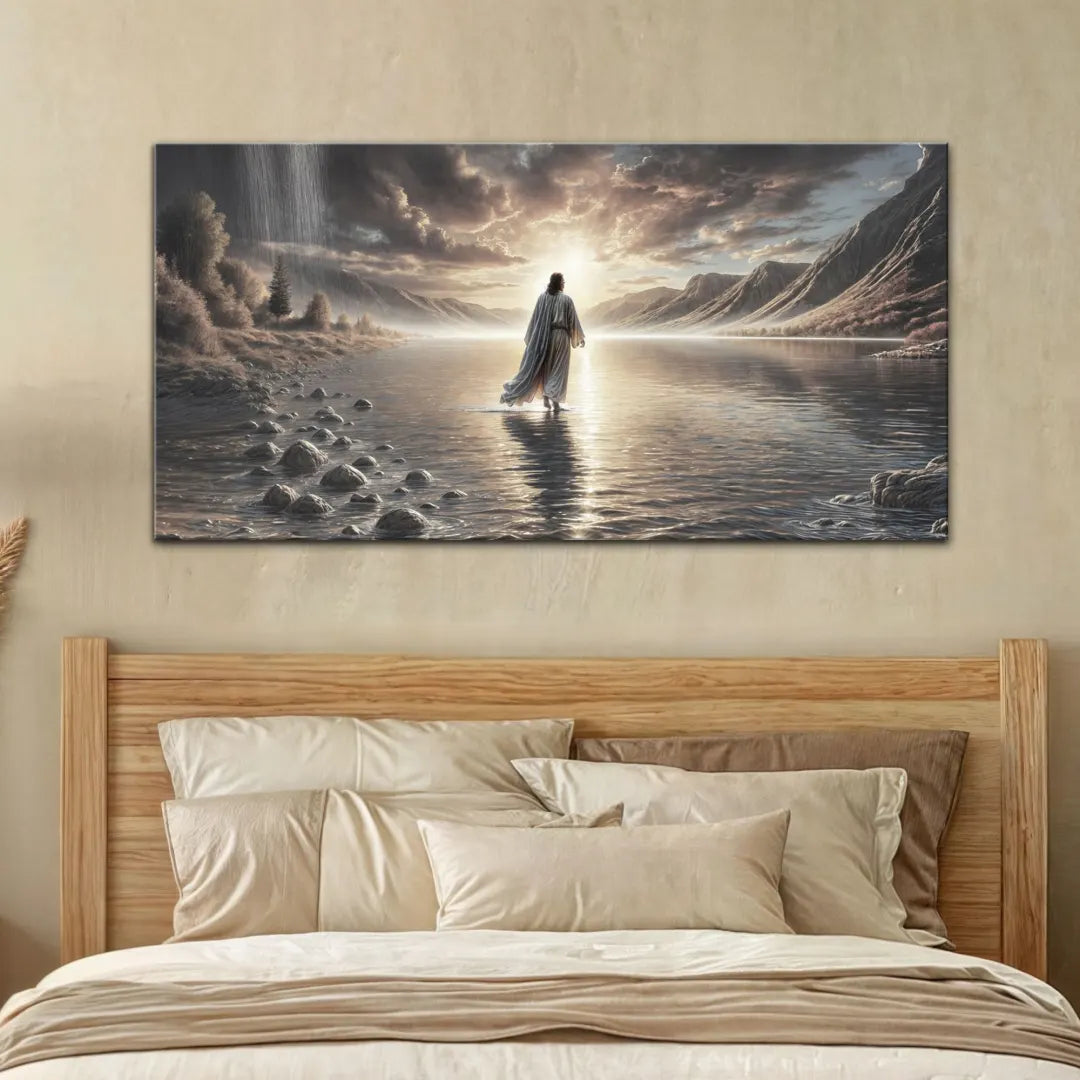 Faith Wall Art - Walking on Water