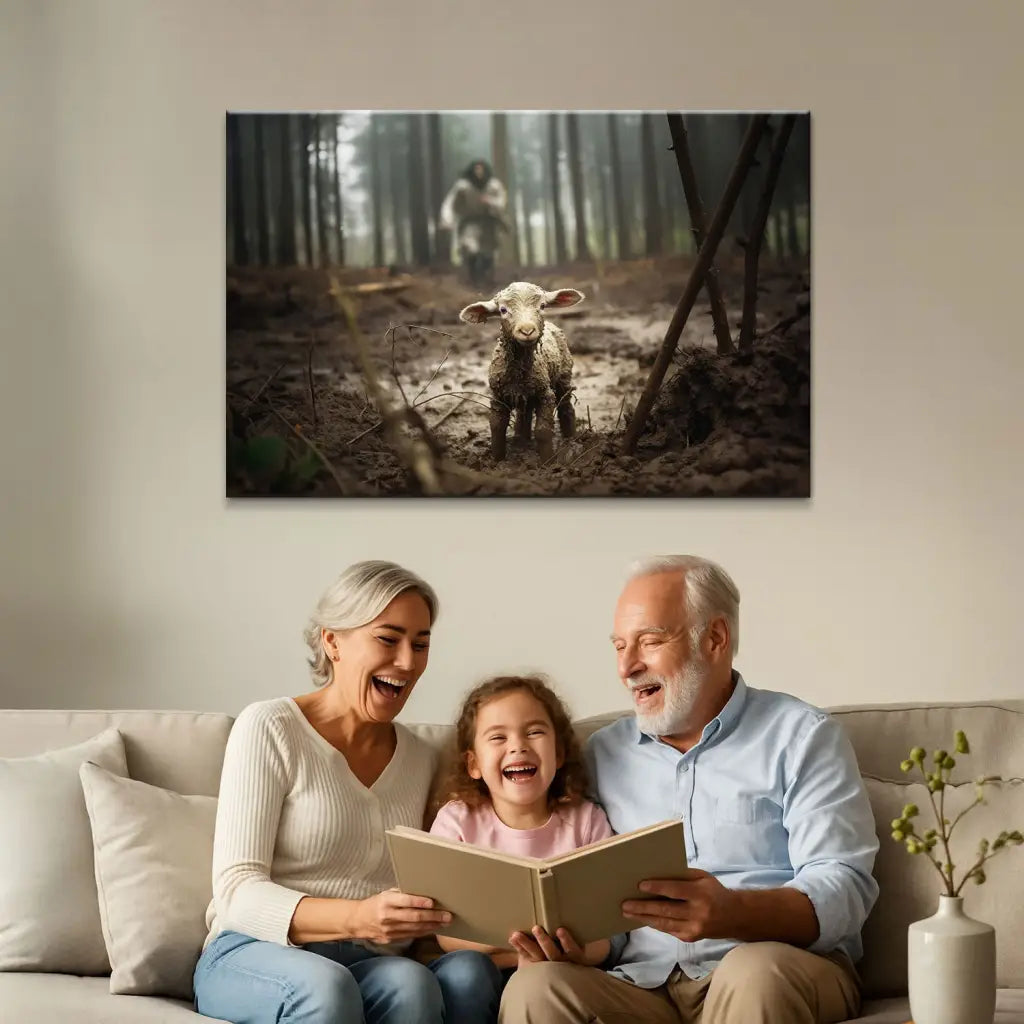Lost Lamb - Faith Wall Art